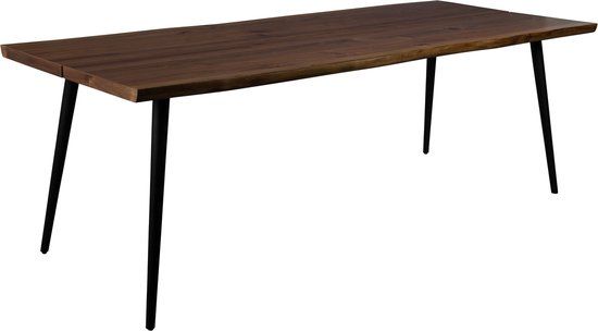 Dutchbone Alagon Eettafel - 200x90 cm - Bruin - Hout - Retro & Vintage