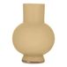 Hakbijl Glass Bloemenvaas Deborah - Beige - glas - D17 x H22 cm