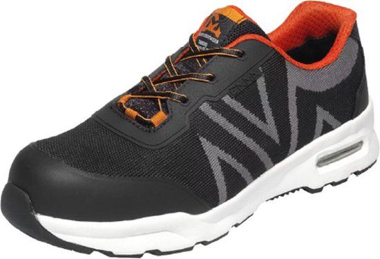 EMMA Boston D S1P Werkschoenen - Zwart/Grijs - Maat 40