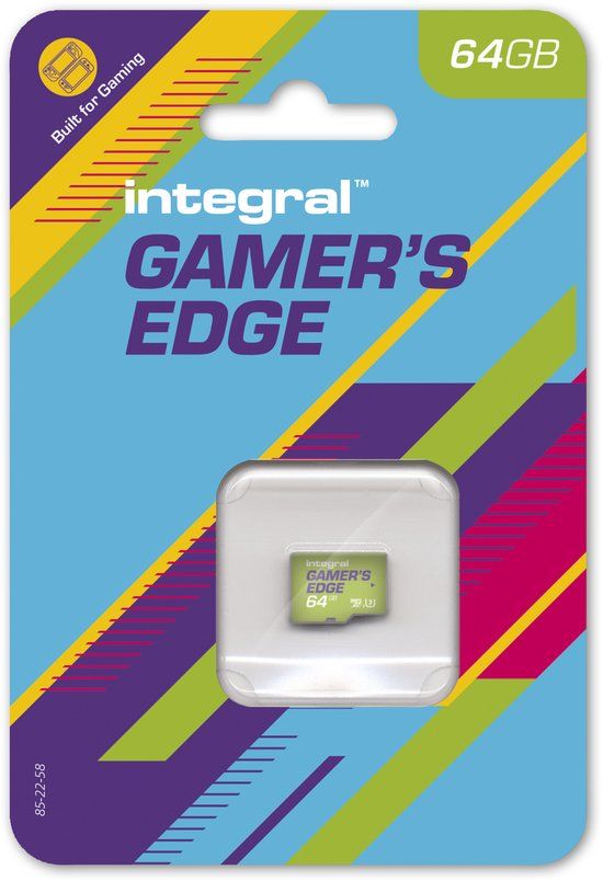 Integral 64 GB Gamer's Edge Micro SD-kaart voor Nintendo Switch