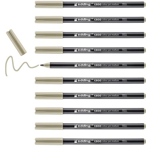 Edding e-1300 5 stuks viltstiften, ronde punt, 3 mm oester