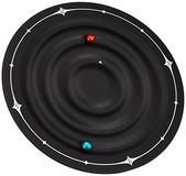 techno line WT 7350 Galaxy Clock Ø 21,5cm schwarz