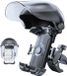 Joyroom Telefoonhouder Motor met Zonneklep - Scooter & Fiets - 360 Graden Verstelbaar - Zwart