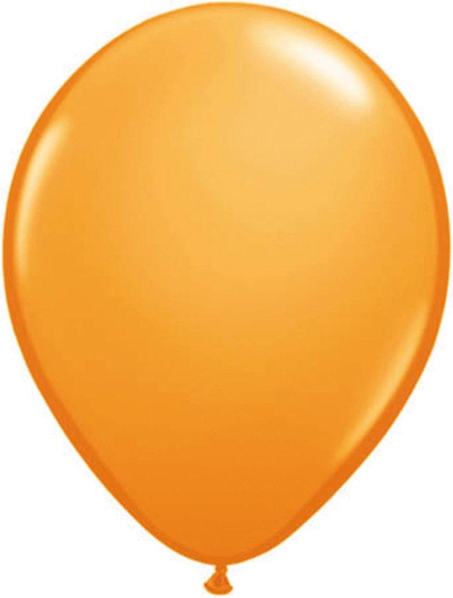 Folat Ballonnen Metallic 30 Cm Latex Oranje 10 Stuks