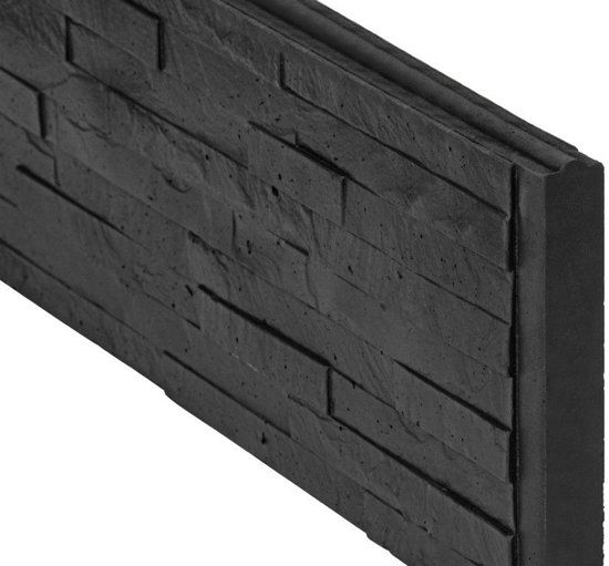 Merkloos Tuindeco Berton Leisteen motiefplaat gecoat 184 cm