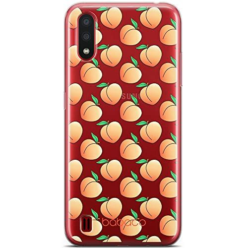 BABACO ERT GROUP Mobiele Telefoonhoesje voor Samsung A01 - Babaco Patroon Peaches 001
