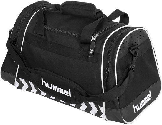 Hummel Sporttas - zwart/wit