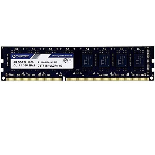 Timetec Hynix IC 4 GB DDR3L 1600 MHz PC3L-12800 Non ECC UDIMM Desktop PC Computer Memory Ram Module