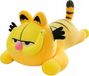 OLFed - Peluche - Chat couché - 55 cm - Jaune