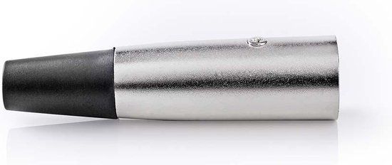 Nedis XLR Connector - Male - Solder - Silver - 25 Pack