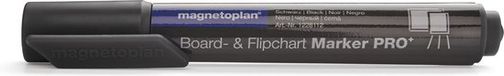 Magnetoplan 1228112 markeerstift 4 stuk(s) Zwart