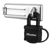 MASTER LOCK Set van slotvermeerderaar nr. 704 met rechte stang en 40 mm waterbestendig hangslot met sleutels