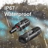 LogiLink Solar Stekkersetje PVC voor 2,5/4/6 mm² Zonnepaneelkabel