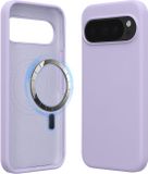 kwmobile telefoonhoesje geschikt voor Google Pixel 10 / Pixel 10 Pro - Hoesje met magneet compatibel met MagSafe - Smartphone case in lavendel