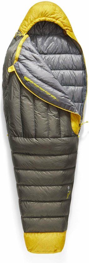 Sea to Summit Spark Slaapzak Geel Regular / Left Zipper