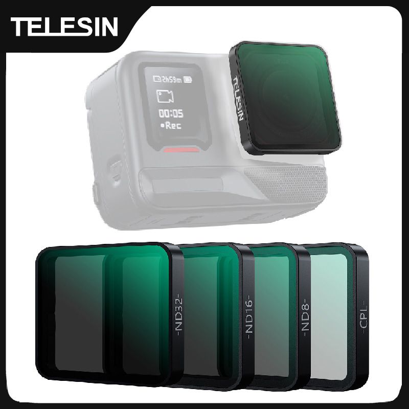 TELESIN CPL ND8 ND16 ND32 lensfilterset voor Insta 360 Ace Pro 2