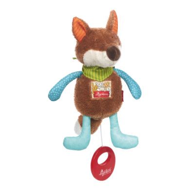 Sigikid ® Mini-Muzikale Klok Fox - Wit/Bruin