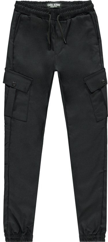 Cars Jeans Kids BATTLE Str. Pant Black Jongens Broek - BLACK - Maat 140