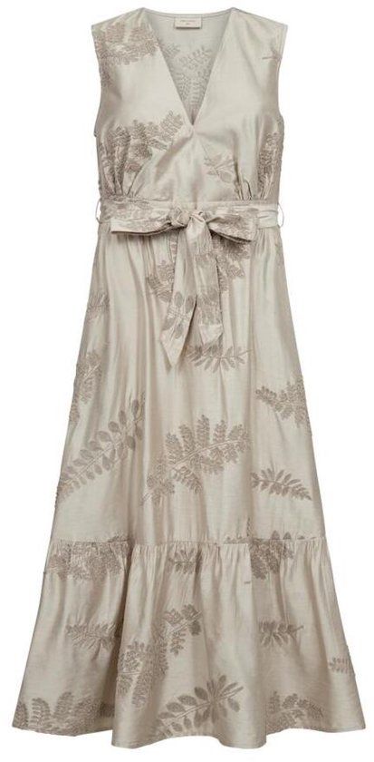 Freequent Jurk Fqvaca Dress 208317 Moonbeam W. Silver Dames Maat - M