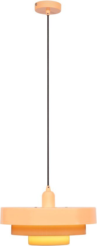 Lucide RUNA - Hanglamp - Ø 35 cm - 1xE27 - Roze