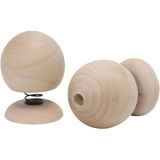 Creativ Company Houten Pen- & Potloodhouder Hout 75 mm Hoogte 5 cm Diameter 12 Stuks