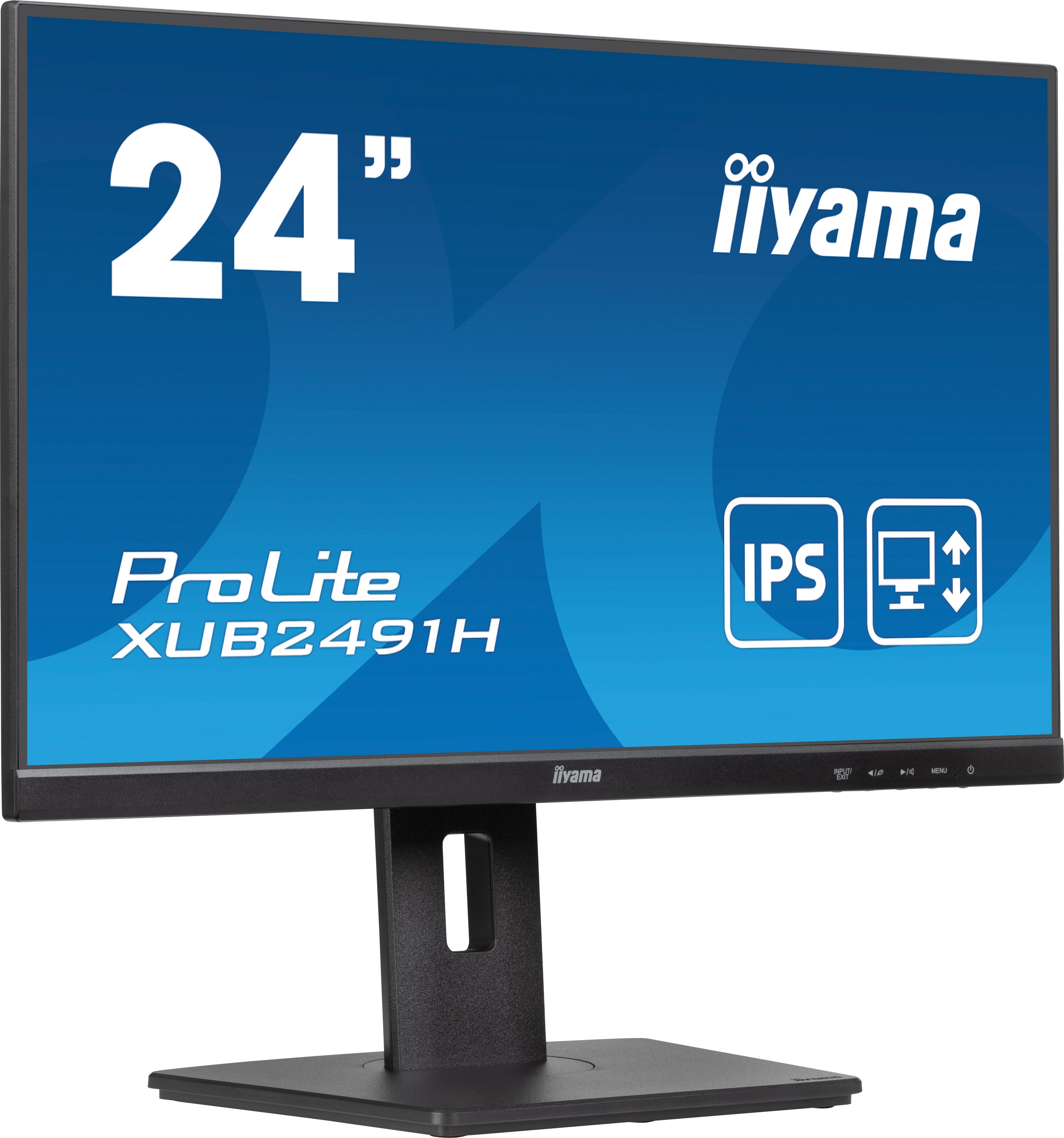iiyama ProLite XUB2491H-B1 - 24 inch Full HD IPS Monitor - 100Hz - Height Adjustable
