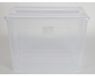 TEX 4x 70L Boîtes de rangement 57x38x40cm couvercle transparent bacs à jouets transparents