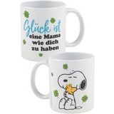 Peanuts Kop - Glück ist eine Mama wie dich zu haben - voor Geen - wit