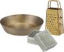 Merkloos Amberblokjes/geurblokjes cadeauset - eucalyptus geur -inclusief schaaltje en mini rasp
