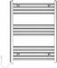 Elektrische Haeger Elektrisch Wand-handdoekenrek TW-30C.004A 300 W 80 x 60 cm