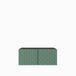 Margaret Hadas24 meuble TV Cali 1x100 cm (noir + vert)