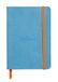 RHODIA 117357C - Soepel Notitieboek Turkoois - A6 10,5 x 14,8 cm - Dot Stippen - 144 pagina's - Clairefontaine Ivoor Papier 90 g/m² - Leeslint, Elastieksluiting - Imitatieleer