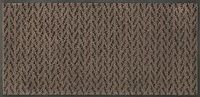 wash+dry Deurmat, Duo Mocha 35x75cm, binnen en buiten, wasbaar