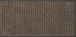 wash+dry Deurmat, Duo Mocha 35x75cm, binnen en buiten, wasbaar
