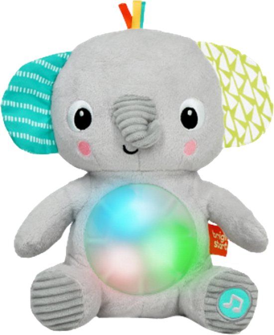Bright Starts Hug-a-bye Baby Musical Light Up Soft Toy - Multicolor