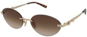 Gucci Zonnebril GG2051S 004 Goudkleurig Bruin