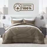Sleep comfy Nova Bedtextile BV Sleep Comfy Cottiva Series - All Year Dekbed zonder overtrek - Coconut & Silk | 140x200 cm