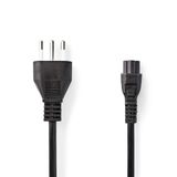 Nedis CEGL11320BK20 Stroomkabel Zwart 2 m IEC 320