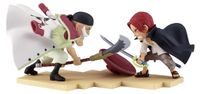 One Piece figurine de collection : Edward Newgate vs. Shanks, 13 cm