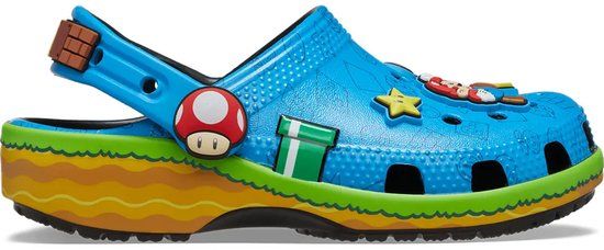 Crocs Super Mario Core Classic Klompen Blauw EU 33-34 Kinderen