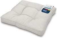 Beautissu loungekussen XLuna – zitkussen licht grijs 70x70 cm