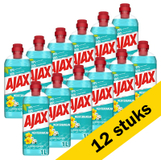 Ajax Aanbieding: Ajax allesreiniger Mediterranean - Lagoon Flowers (12 x 1L)