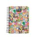 Mr. Wonderful A5-notitieboek met tabbladen, hardcover, spiraalbinding, wonderfiguren, 160 geruite pagina's