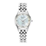 ROAMER Horloge Soleure Vrouwen Polshorloge Analoog Quartz Staal Zilverkleurig Wit 30 mm