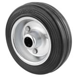 WAGNER 04910401 Stuurwiel/oplegwiel, diameter 100 mm, stalen velg verzinkt, massief rubber, draagkracht 70 kg