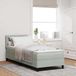 Maison Exclusive - Lit À Ressorts Avec Matelas Gris Clair 80 X 200 Cm Velours