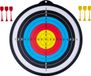 Top1Toys Engelhart Dubbelzijdig Magnetisch Dartbord met 6 Pijlen – Veilig Dartspel voor Kinderen - Twee-in-één