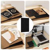 vidaXL Panneaux décoratifs 12 pièces chêne noir 30 x 42 x 0,27 cm bois transformé