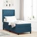 Maison Exclusive - Lit boxspring avec matelas et éclairage LED bleu, dimensions 80 x 200 cm, revêtement en velours