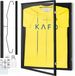 Vevor Jersey-Displayframe 590x790x40mm Afsluitbare Schaduwbox voor Sporttruien met 98% UV-Bescherming Pc-Glas En Hangers voor Honkbal, Basketbal, Voetbal, Hockeytruien En Uniformen
